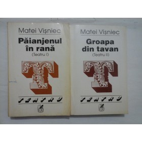 TEATRU  Paianjenul in rana (Teatru I) * Groapa din tavan (Teatru II)  - Matei  Visniec 